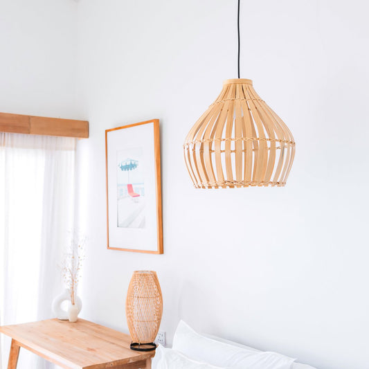 Baya Hanglamp Bamboe Klokvormig