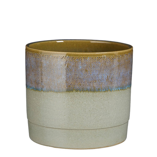 Eden Bloempot Terracotta Donkerblauw H20 x Ø22 cm