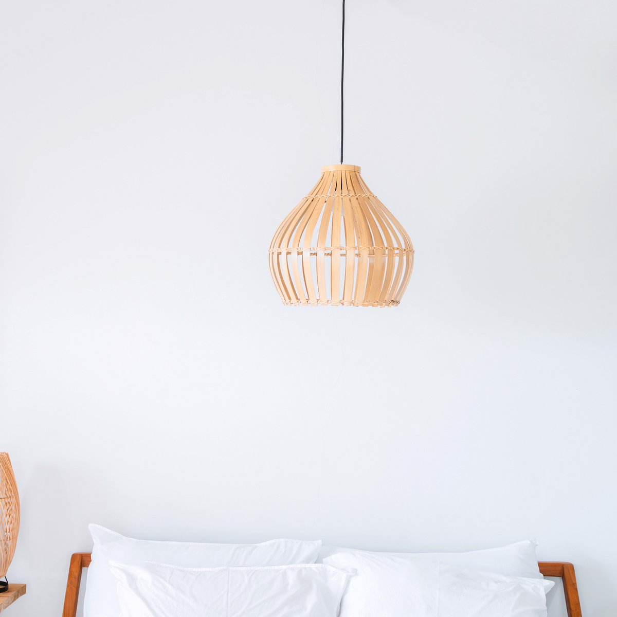 Baya Hanglamp Bamboe Klokvormig Ø45