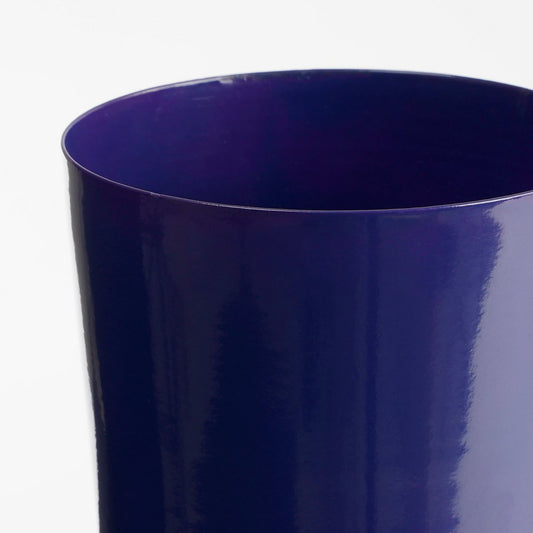Mika Vaas H42 x Ø28 cm Metaal Blauw