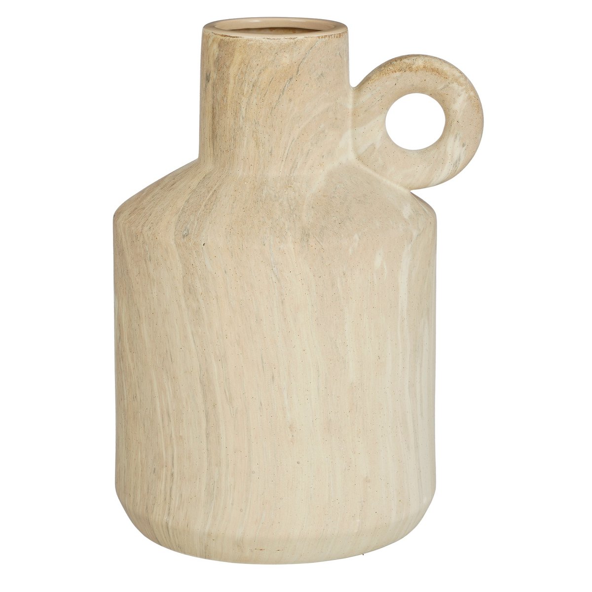 Velora Vaas Keramiek Beige Recht