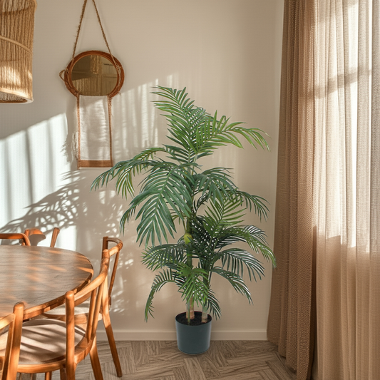 Areca palm Kunstplant H150 x Ø100 cm Groen