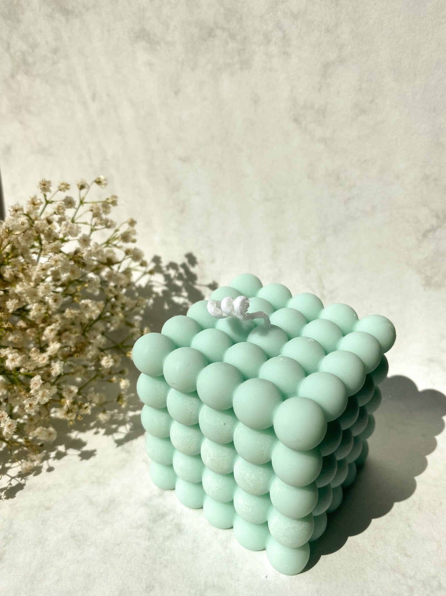 Luxe Bubbel Kaars Groen